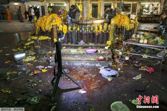 泰国曼谷爆炸遇难人数上升至22人 123人受伤