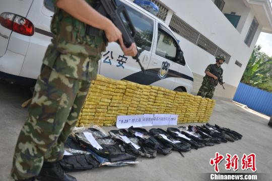 云南西双版纳州公安边防支队五年缴毒6.6吨