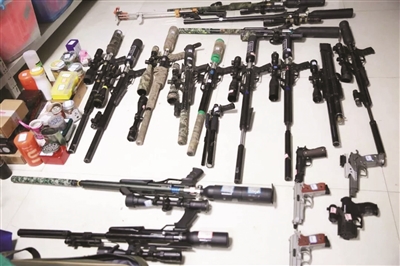 查获横跨23省的贩枪网络。