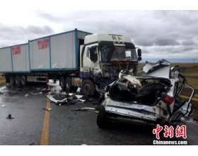青海刚察发生一起较大交通事故 致5人死亡