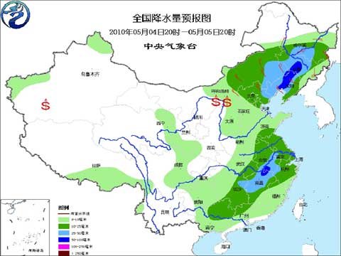 暴雨侵袭我国大部 西南旱情缓解 玉树灾区小雪