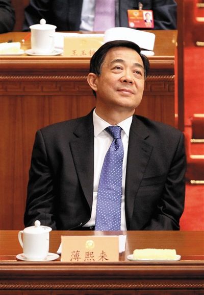 2012年3月3日，人民大会堂，薄熙来出席全国政协十一届五次会议开幕式。新京报资料图片